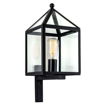 KS Verlichting Bloemendaal Wall Light black, 1-light source
