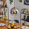 Koyoto hanging light, globe light, pendant light gold, black, 1-light source