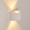 WINDHOEK Outdoor Wall Light LED white, 2-light sources