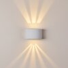 WINDHOEK Outdoor Wall Light LED white, 2-light sources