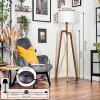 Soungou floor lamp Ecru, black, 1-light source