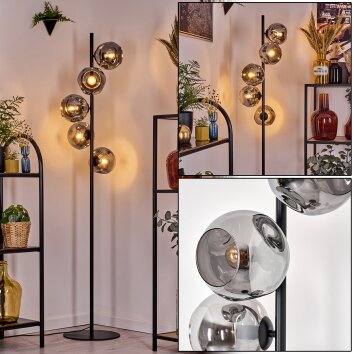 Ripoll floor lamp Smoke-coloured, 5-light sources