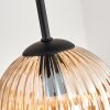 Koyoto ceiling light, globe light 57 cm Amber, 9-light sources