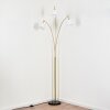 Bassagoda floor lamp brass, black, 3-light sources