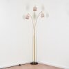 Bassagoda floor lamp brass, black, 3-light sources