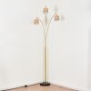 Bongal floor lamp brass, black, 3-light sources
