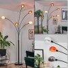 Nikkala floor lamp black, 5-light sources