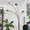 Nikkala floor lamp black, 5-light sources