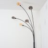 Nikkala floor lamp black, 5-light sources