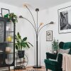 Nikkala floor lamp black, 5-light sources