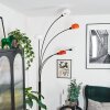 Nikkala floor lamp black, 5-light sources