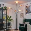 Nikkala floor lamp black, 5-light sources