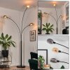 Nikkala floor lamp black, 3-light sources
