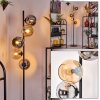 Koyoto floor lamp 31 cm Amber, Smoke-coloured, 5-light sources