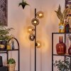 Koyoto floor lamp 31 cm Amber, chrome, Smoke-coloured, 5-light sources