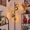 Koyoto floor lamp 31 cm Amber, chrome, Smoke-coloured, 5-light sources