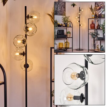 Ripoll floor lamp clear, 5-light sources