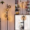 Ripoll floor lamp Amber, clear, Smoke-coloured, 5-light sources