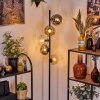 Ripoll floor lamp Amber, clear, Smoke-coloured, 5-light sources