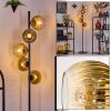 Koyoto floor lamp 31 cm gold, clear, 5-light sources