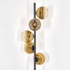 Koyoto floor lamp 31 cm gold, clear, 5-light sources