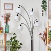 Bassagoda floor lamp black, 5-light sources