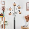 Granja floor lamp black, 5-light sources