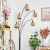 Granja floor lamp black, 5-light sources