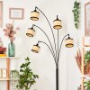 Chellas floor lamp black, 5-light sources