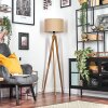 Soungou floor lamp Ecru, black, 1-light source