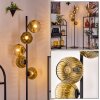 Ripoll floor lamp gold, clear, 5-light sources