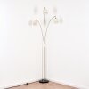 Bassagoda floor lamp matt nickel, black, 3-light sources