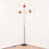 Granja floor lamp matt nickel, black, 3-light sources
