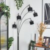 Bassagoda floor lamp black, 5-light sources