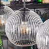 Koyoto hanging light, globe light, pendant light clear, 4-light sources