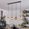 Ripoll hanging light, globe light, pendant light Amber, clear, Smoke-coloured, 4-light sources