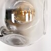 Ripoll floor lamp chrome, clear, Smoke-coloured, 5-light sources