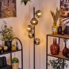 Ripoll floor lamp chrome, clear, Smoke-coloured, 5-light sources