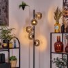 Ripoll floor lamp chrome, Smoke-coloured, 5-light sources