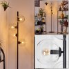 Koyoto floor lamp clear, 4-light sources