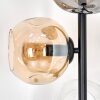 Ripoll floor lamp Amber, clear, Smoke-coloured, 4-light sources