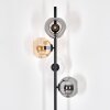 Ripoll floor lamp Amber, clear, Smoke-coloured, 4-light sources