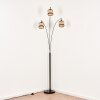 Ramila floor lamp chrome, black, 3-light sources