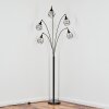 Yaak floor lamp black, 5-light sources