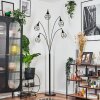 Yaak floor lamp black, 5-light sources