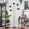 Bassagoda floor lamp brass, black, 5-light sources