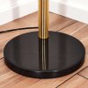 Sabadim floor lamp brass, black, 5-light sources