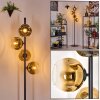 Ripoll floor lamp gold, clear, 4-light sources