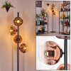 Ripoll floor lamp clear, coppery, 4-light sources