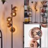 Koyoto floor lamp 31 cm clear, coppery, 5-light sources